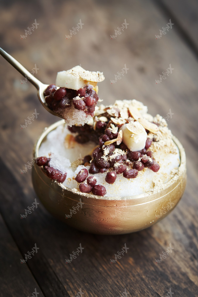 팥빙수 한국음식