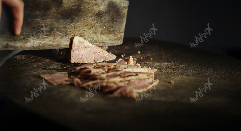  소고기 칼 오래된